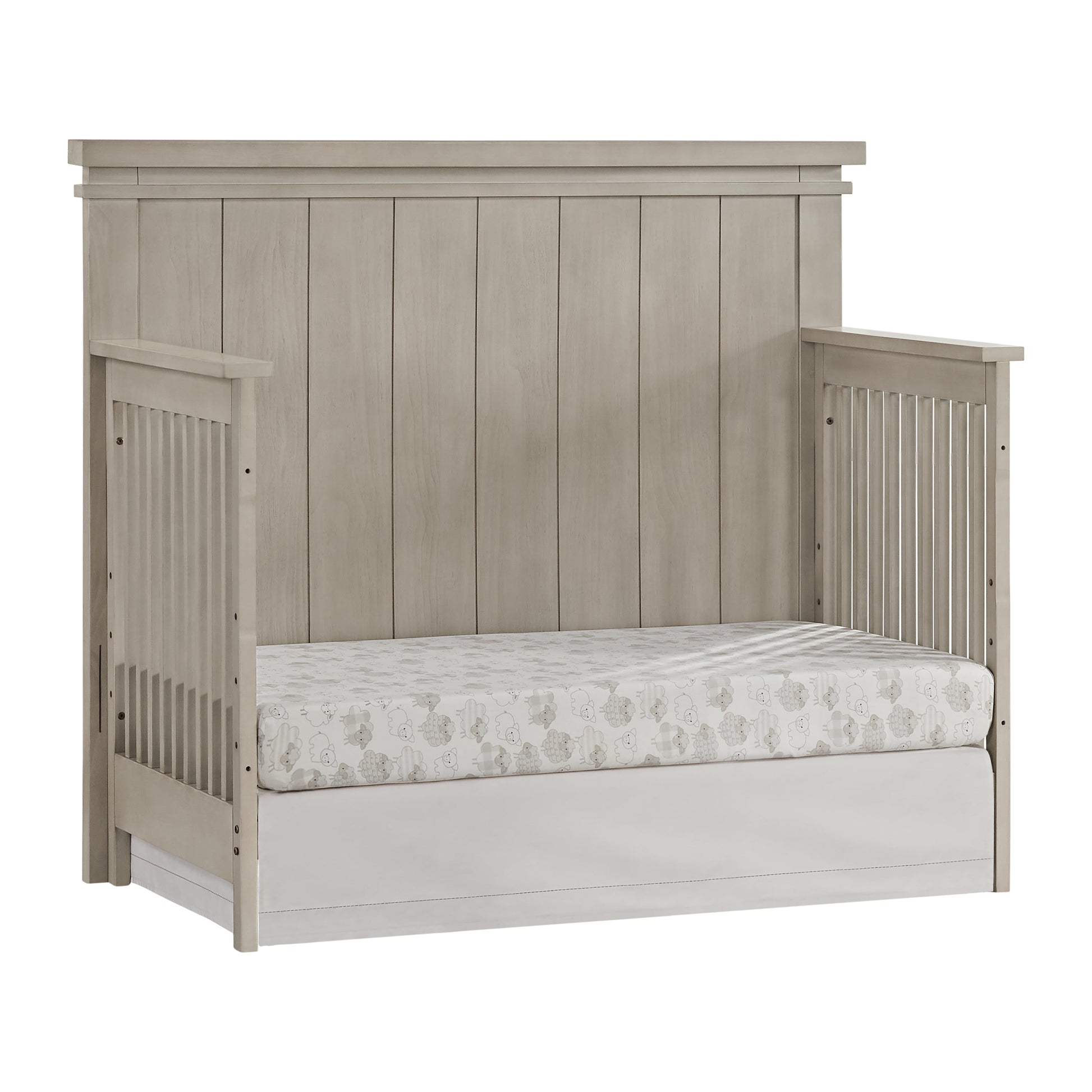 Hampton 4-In-1 Convertible Crib, Stone Wash, Greenguard Gold Certified